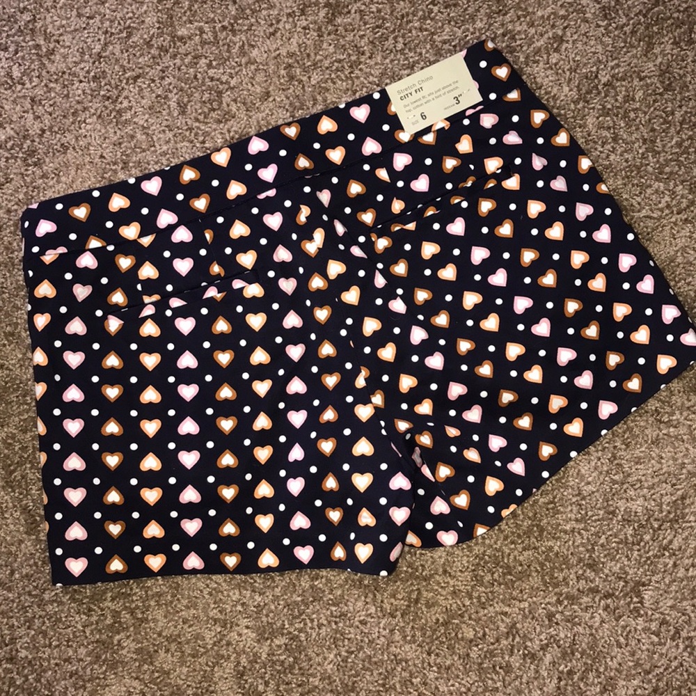 J Crew Heart Shorts - Picture 2 of 5